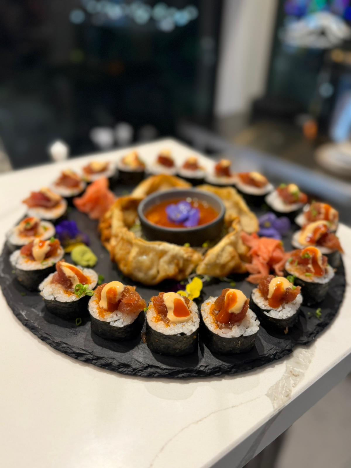 Sushi platter